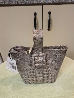 Brahmin BNWT Faith Mercury Melbourne Genuine Leather Versatile Handbag